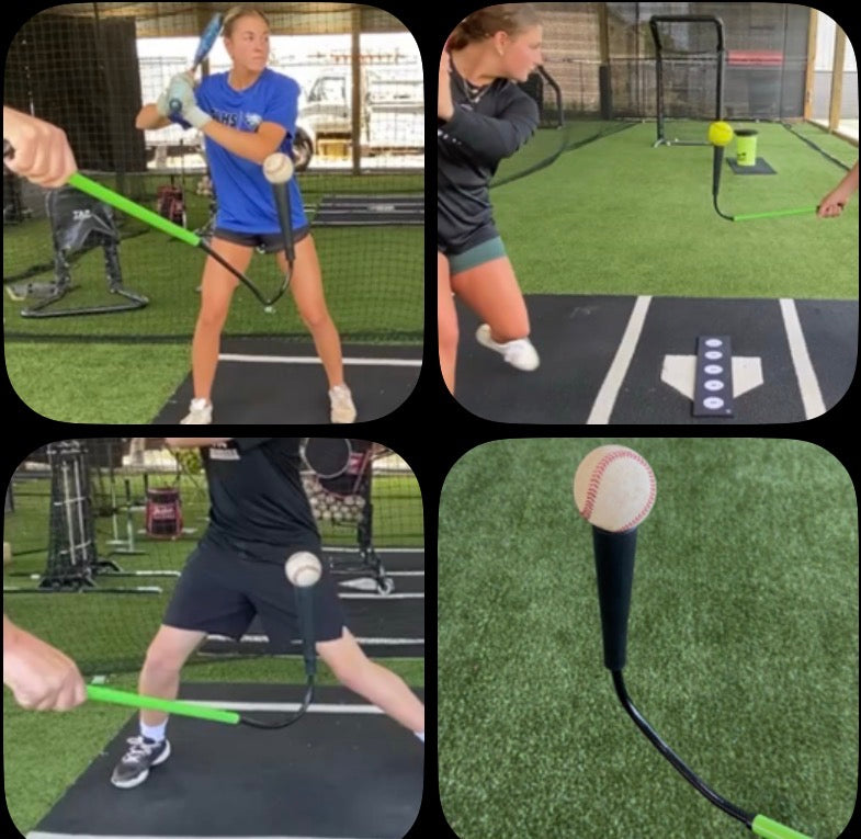 Handheld Flexible Batting Tee