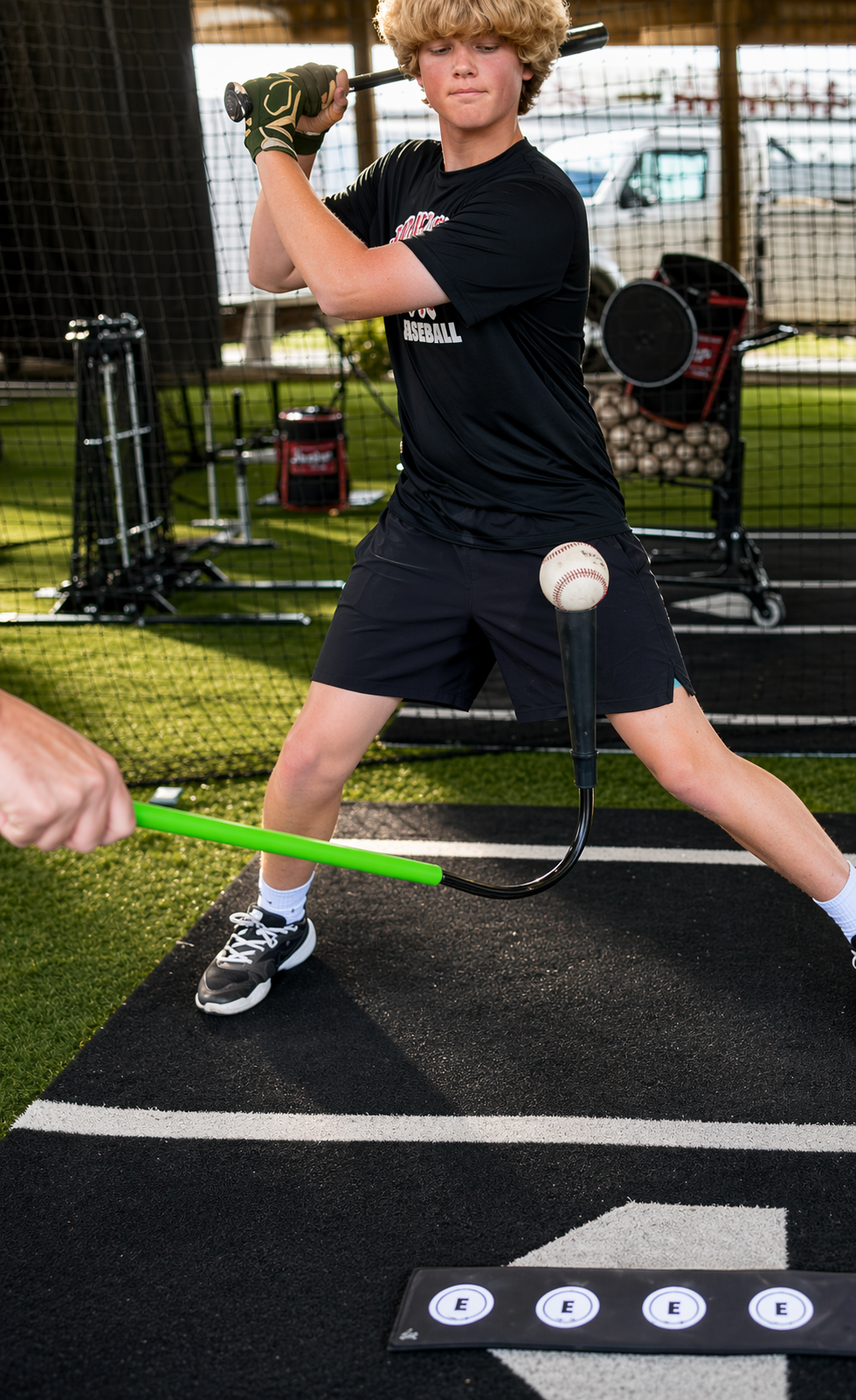 Handheld Flexible Batting Tee