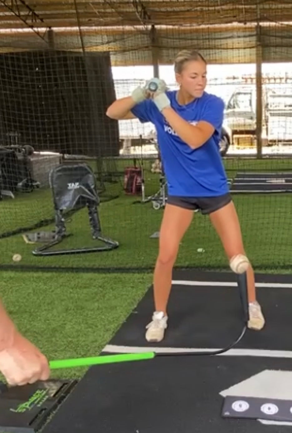 Handheld Flexible Batting Tee