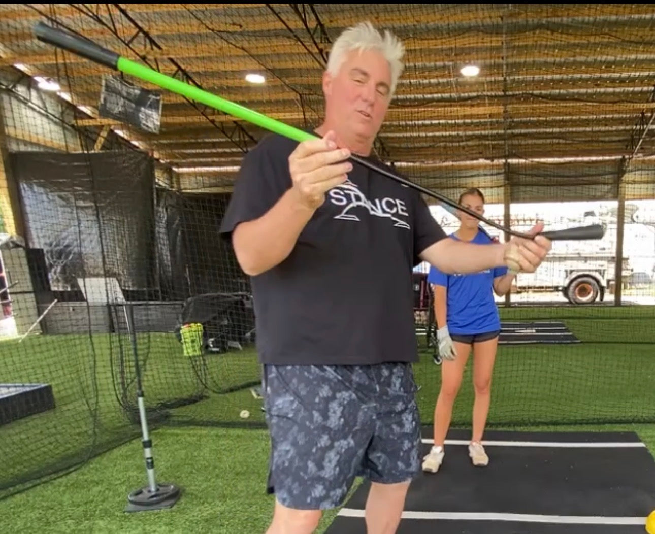 Handheld Flexible Batting Tee