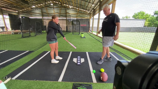 Handheld Flexible Batting Tee